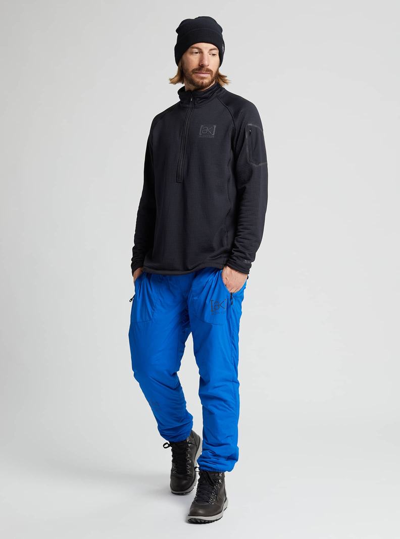 Sweats Burton [ak] Helium Power Grid Half-Zip Fleece  Noir Homme | LQU-9429111