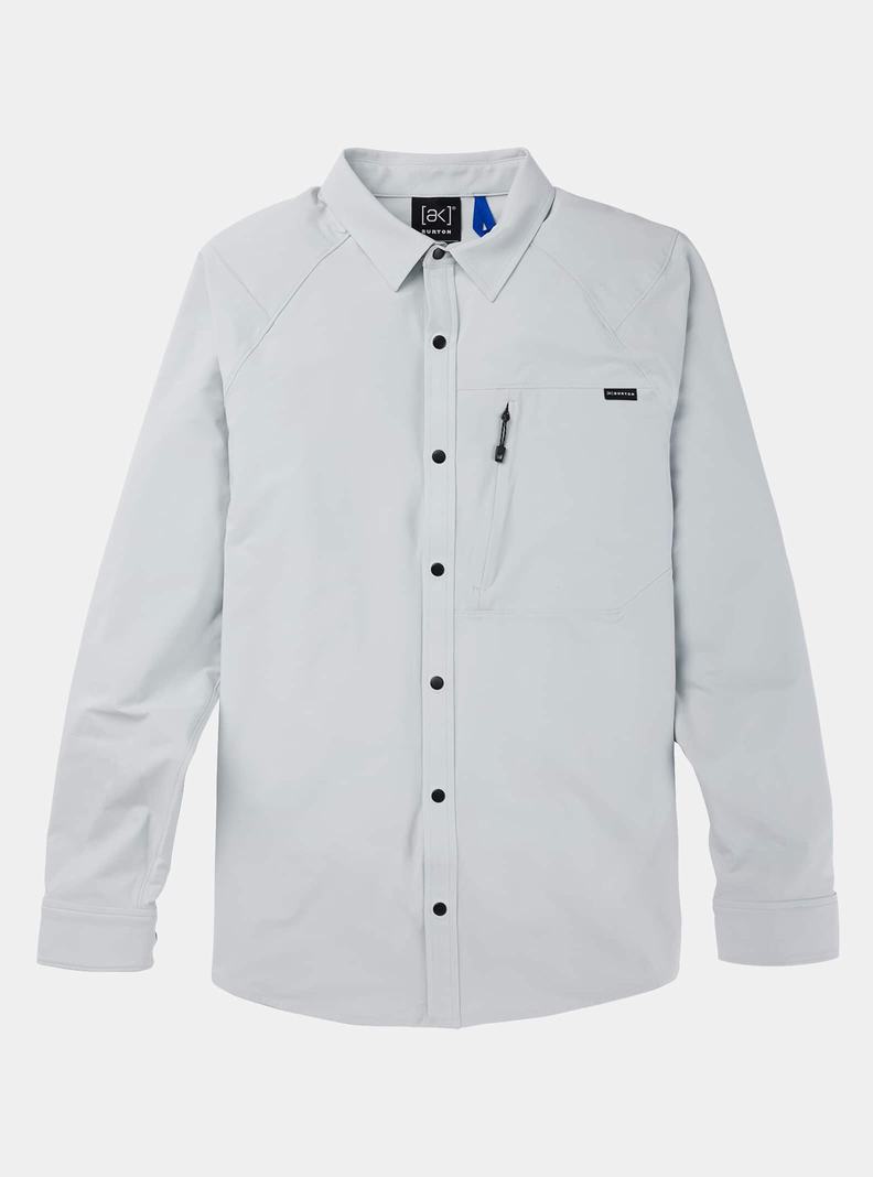 Chemise Burton [ak] Slats Long Sleeve  Grise Homme | EAJ-8970733