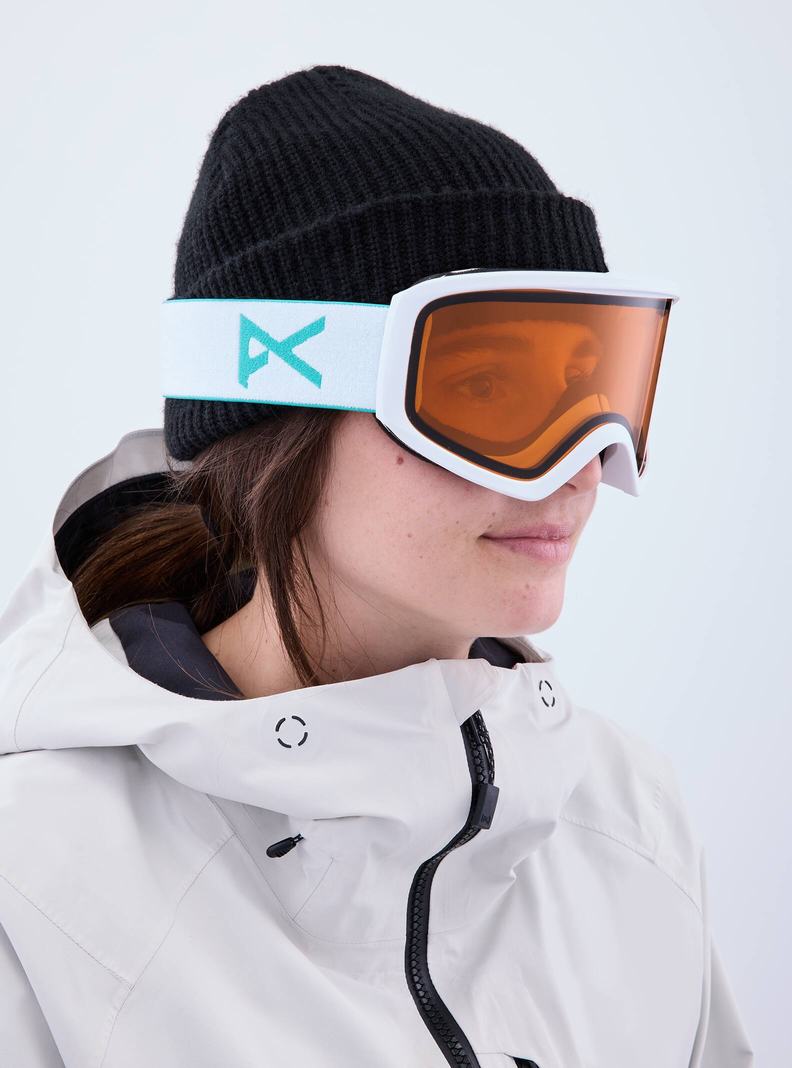 Lunette Ski Burton Anon Insight Goggles (Non-Mirror)  Blanche Femme | FGC-9461419