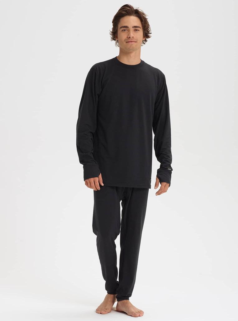 Sous-couches Burton Midweight Base Layer Pants  Noir Homme | QFP-1151930