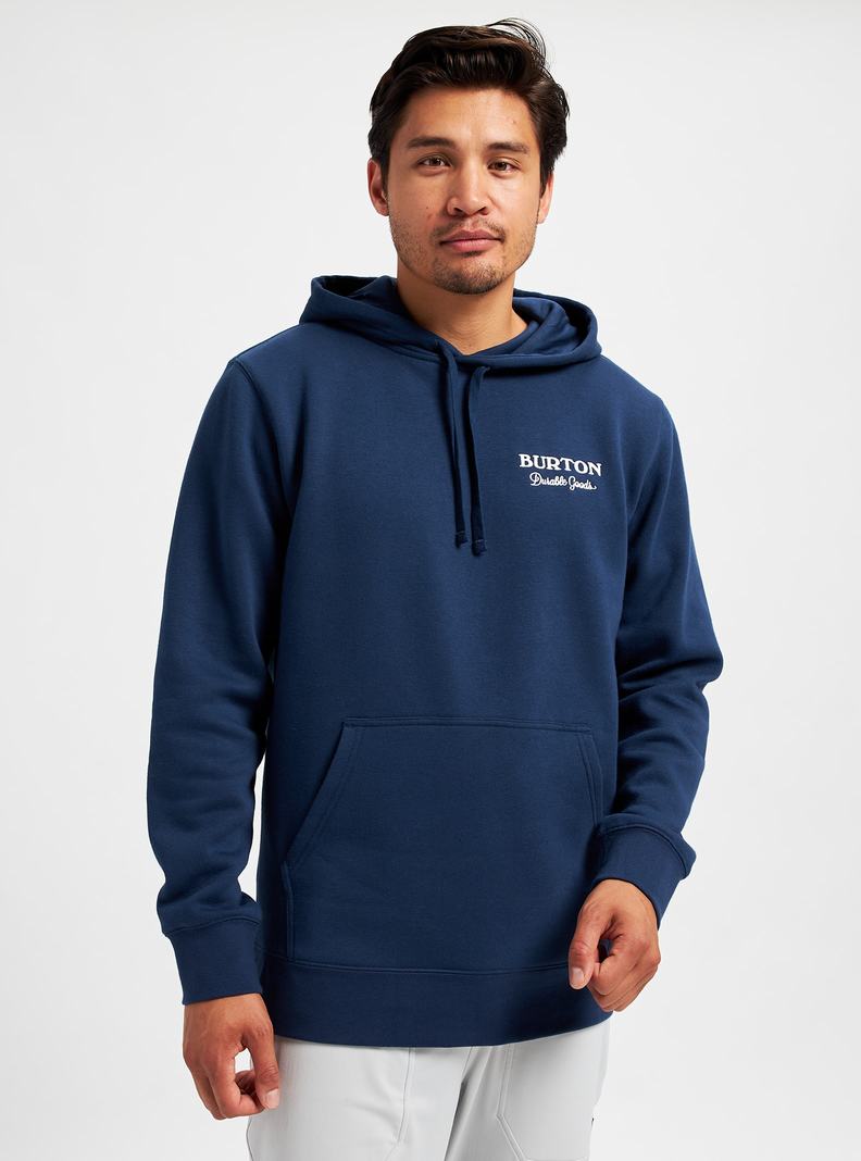 Sweat à capuche Burton Durable Goods Pullover  Bleu Homme | ICK-9627429