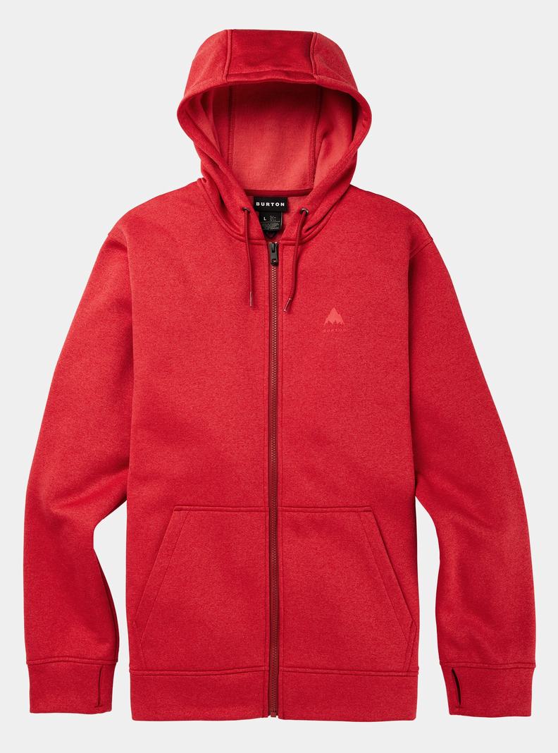 Sweats Burton Oak Full-Zip Hoodie  Rouge Homme | TPP-8832358