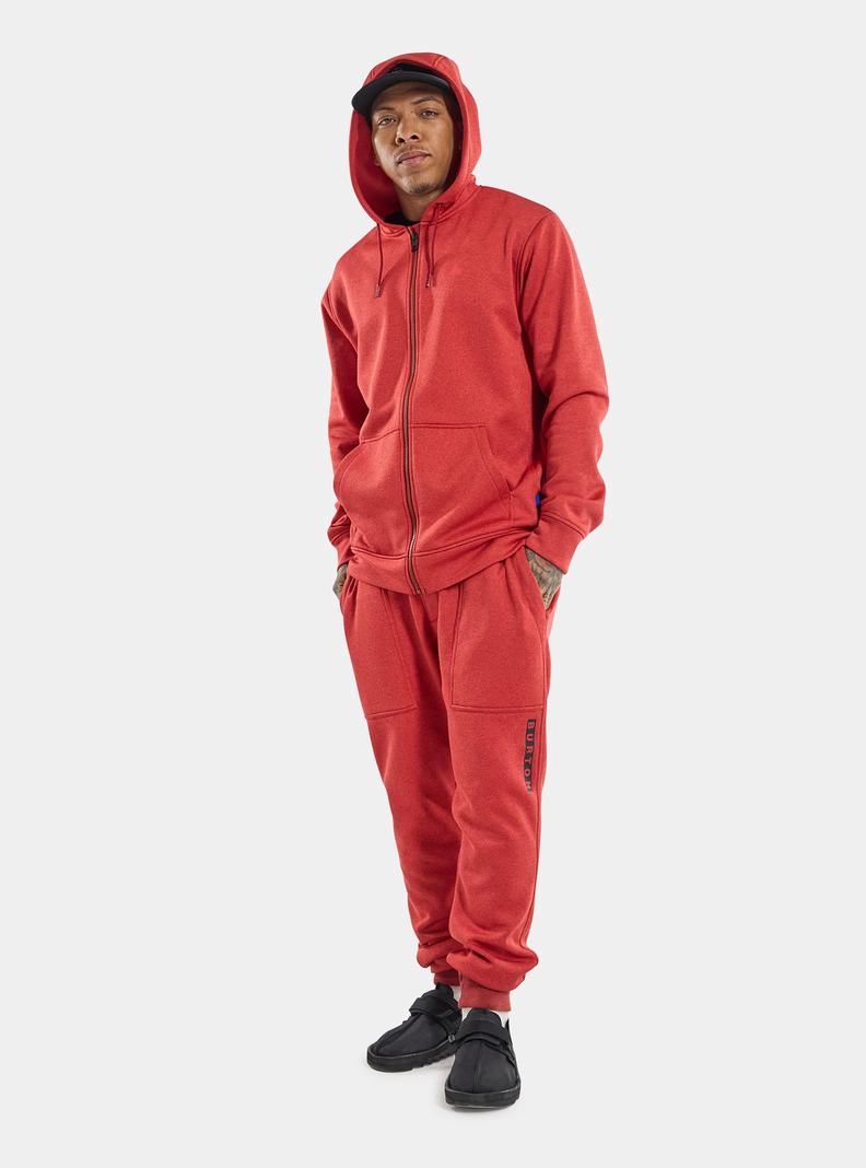 Sweats Burton Oak Full-Zip Hoodie  Rouge Homme | TPP-8832358