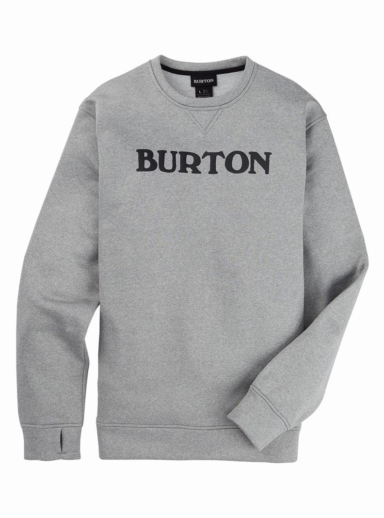 Sweats Burton Oak Pullover Crew  Grise Homme | RXK-9725331