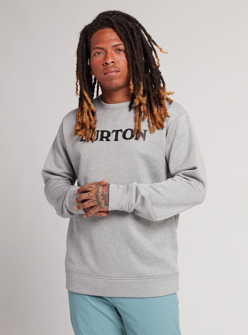 Sweats Burton Oak Pullover Crew  Grise Homme | RXK-9725331