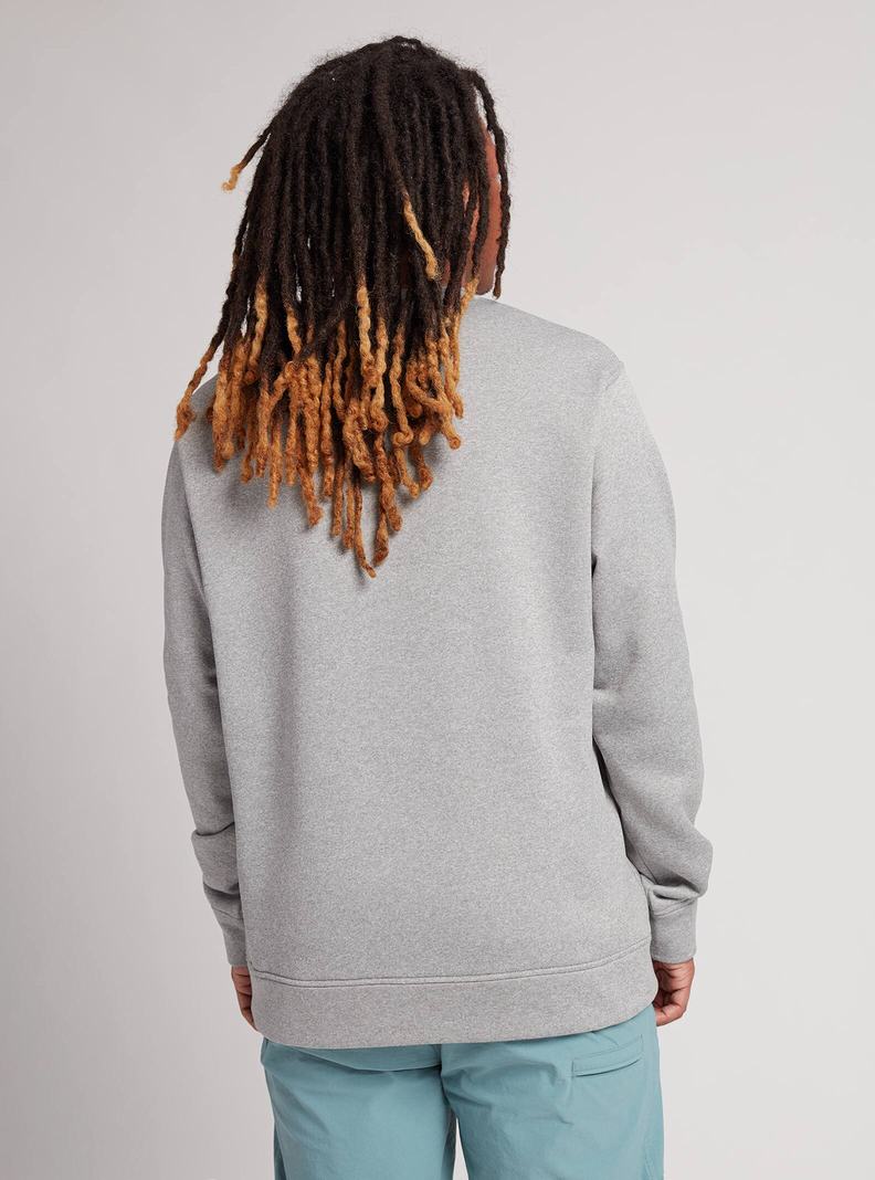 Sweats Burton Oak Pullover Crew  Grise Homme | RXK-9725331