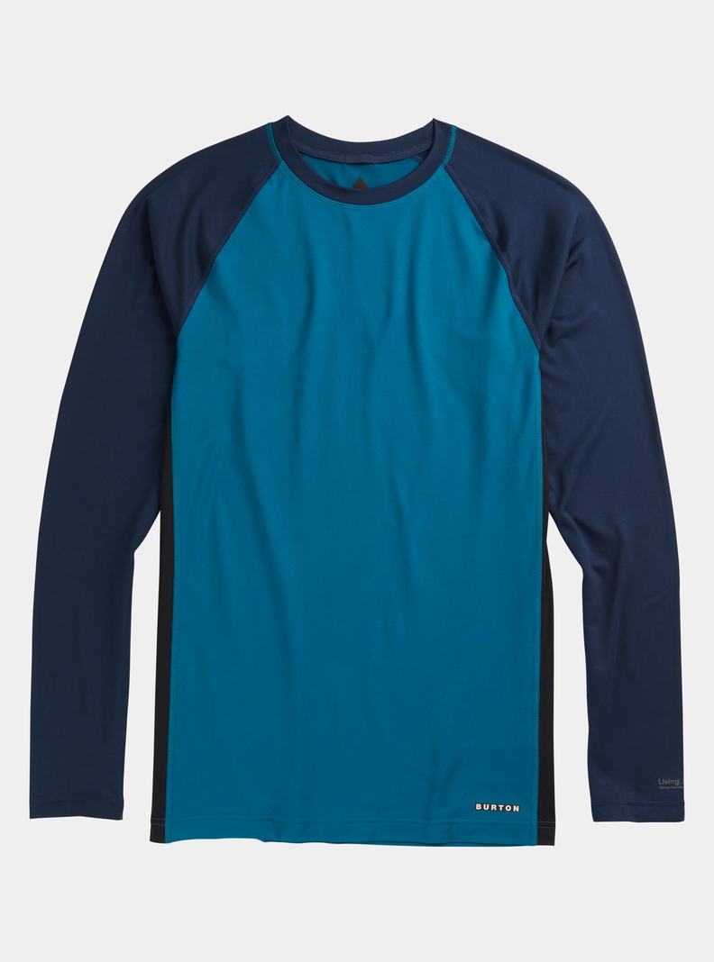 Sous-couches Burton Midweight X Base Layer Crewneck  Bleu Homme | IGW-4318503