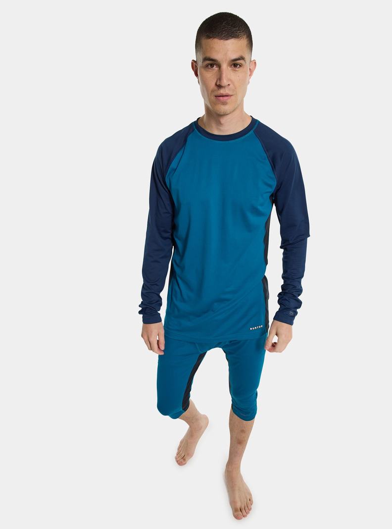 Sous-couches Burton Midweight X Base Layer Crewneck  Bleu Homme | IGW-4318503