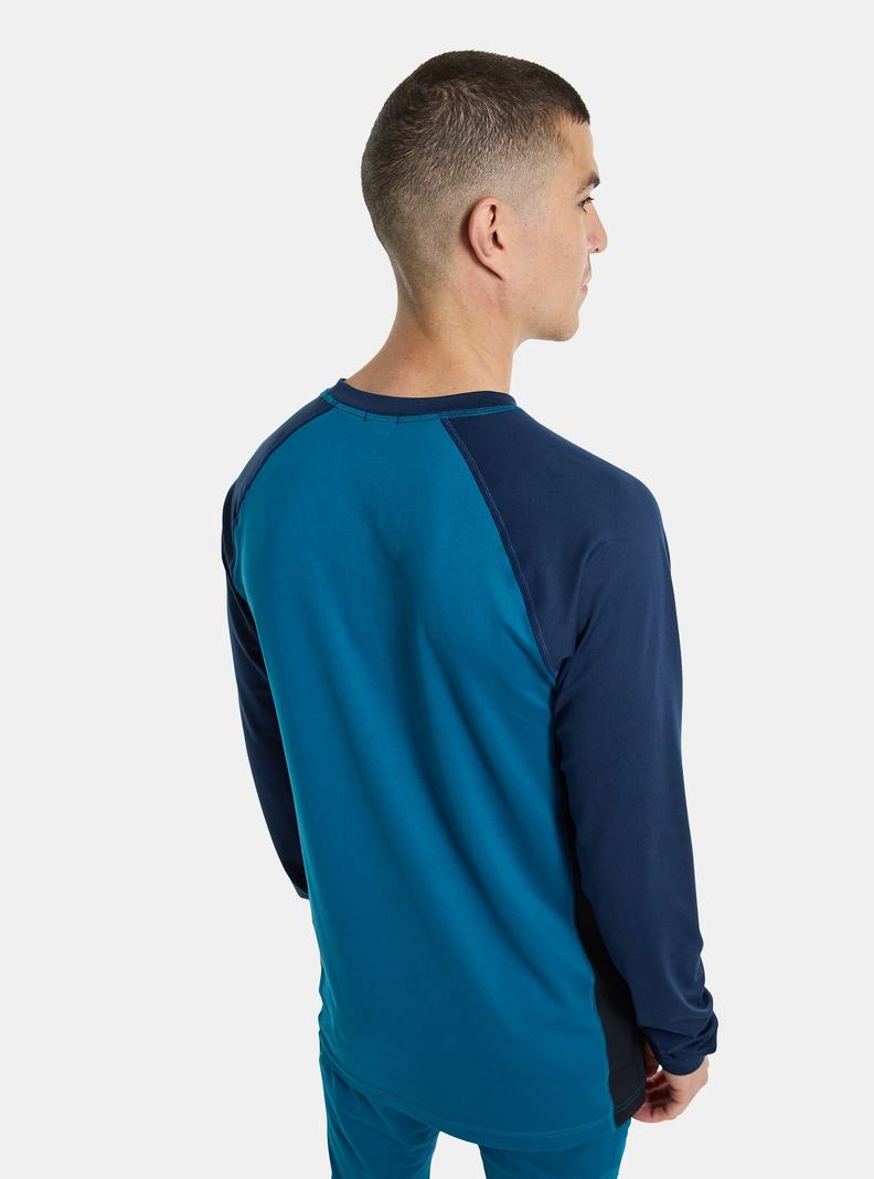 Sous-couches Burton Midweight X Base Layer Crewneck  Bleu Homme | IGW-4318503