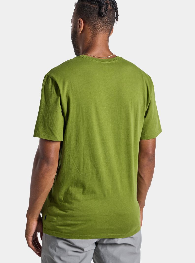 T-shirts Burton Cartographer Corta Sleeve  Vert Homme | IYJ-3568782