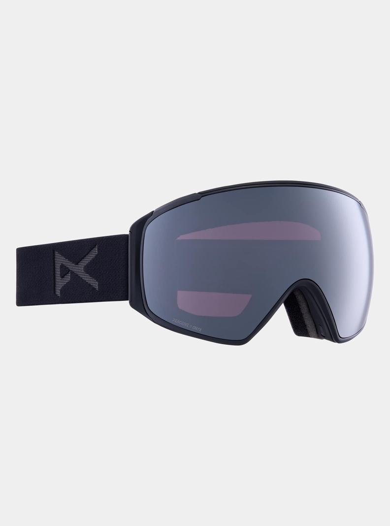 Lunette Ski Burton Anon M4S Goggles (Toric) + Bonus Lens + MFI Face Mask  Orange Noir Violette Homme | VFY-5207064