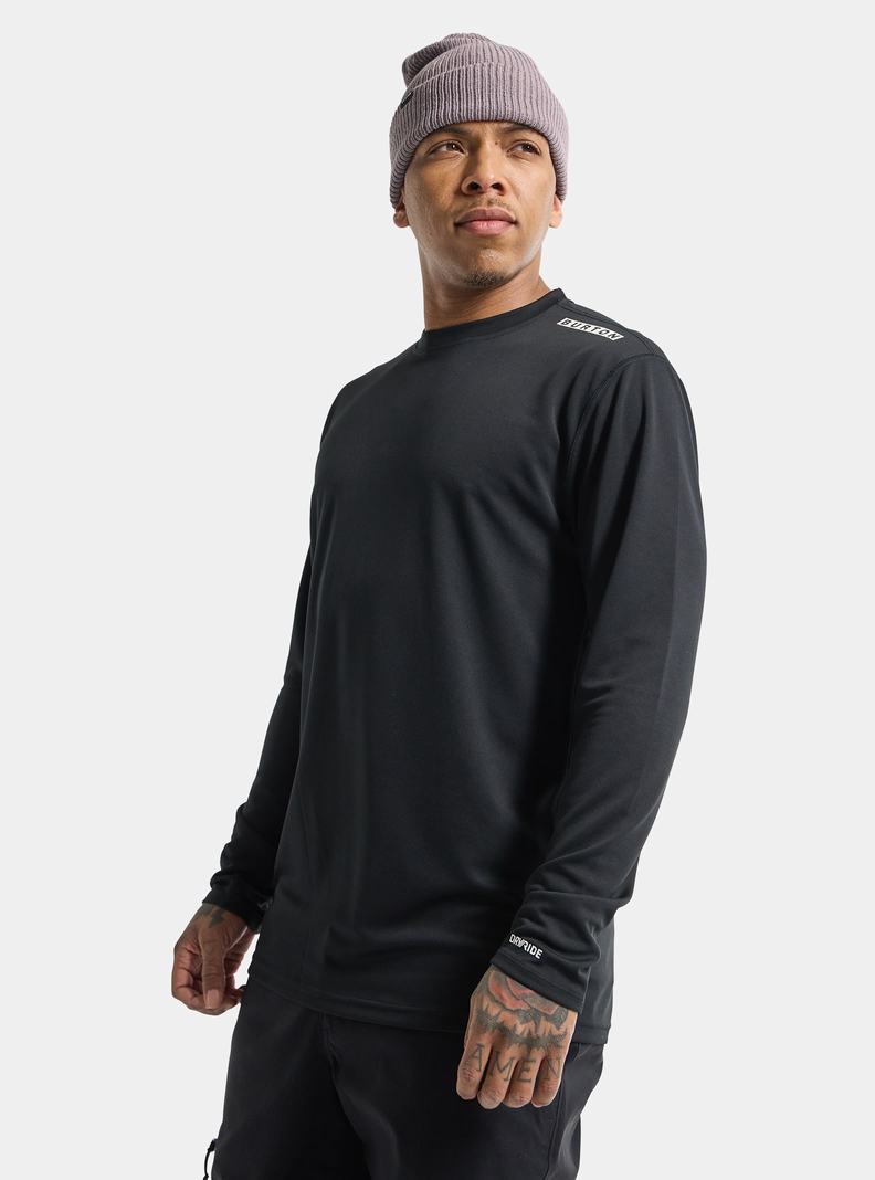 Chemise Burton Brand Active Long Sleeve  Noir Homme | VGW-6357005