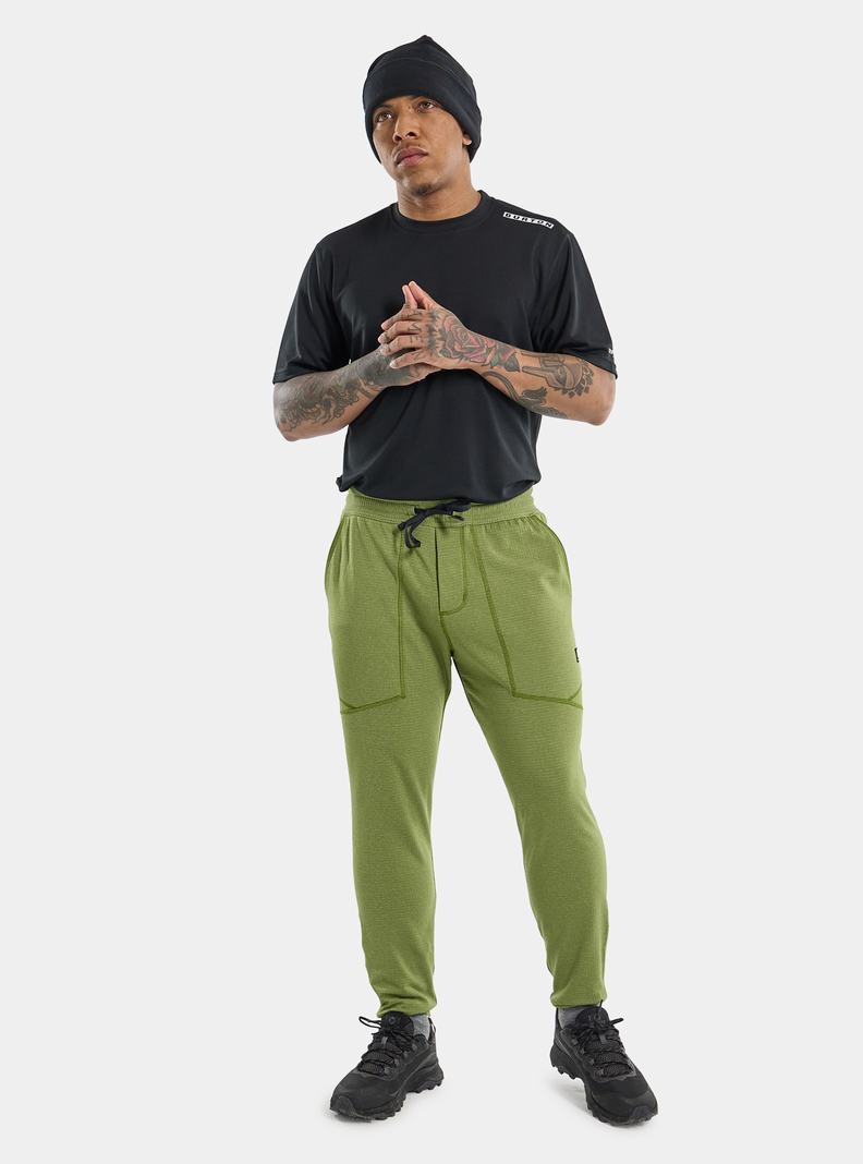 Pantalon Burton Stockrun Grid  Vert Homme | GHI-7749484