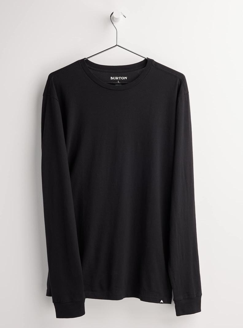 T-shirts Burton Classiche Long Sleeve  Noir Homme | JRO-9077396