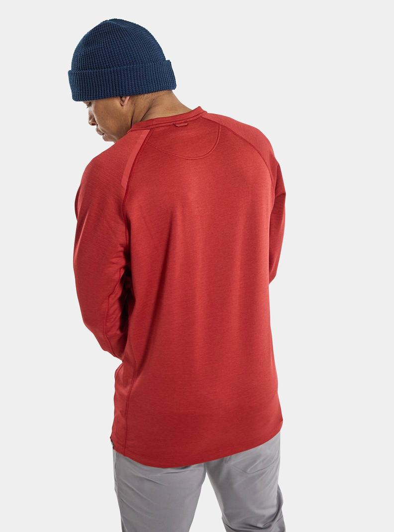 Sweats Burton Multipath Grid Crewneck Fleece  Rouge Homme | OCN-0695468