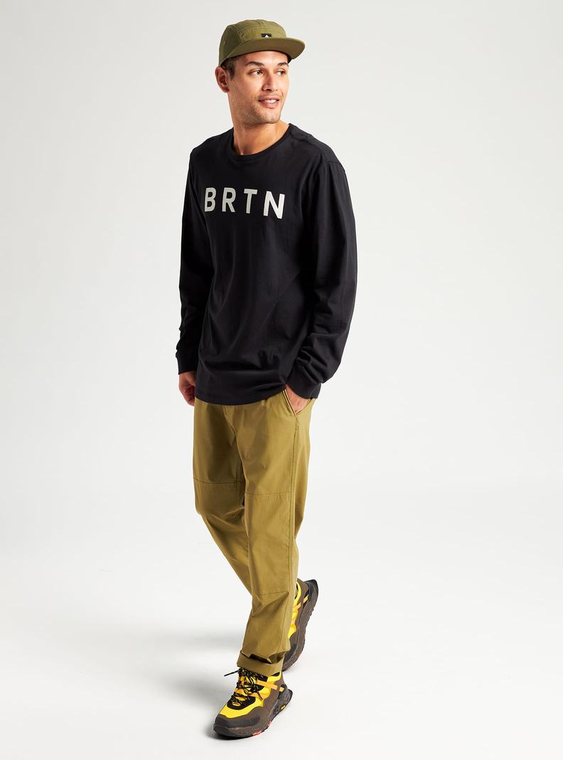 T-shirts Burton BRTN Long Sleeve  Noir Homme | GQF-4859416