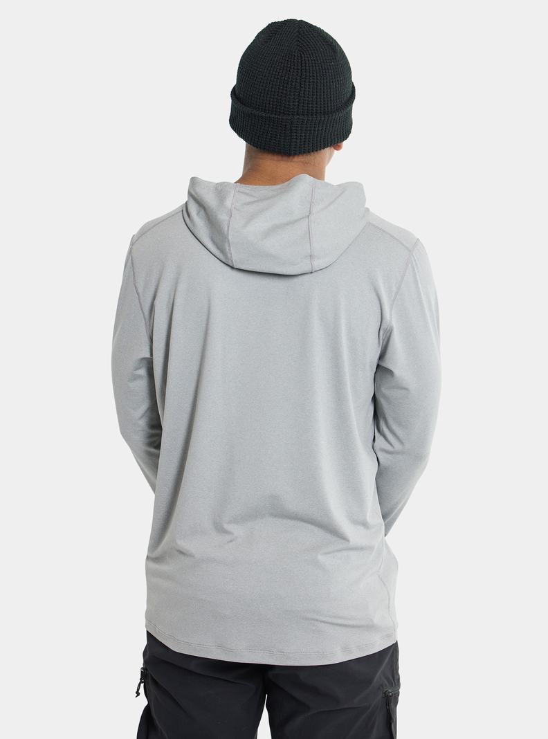 Sweat à capuche Burton Multipath Essential Tech Pullover  Grise Homme | CMX-4092990