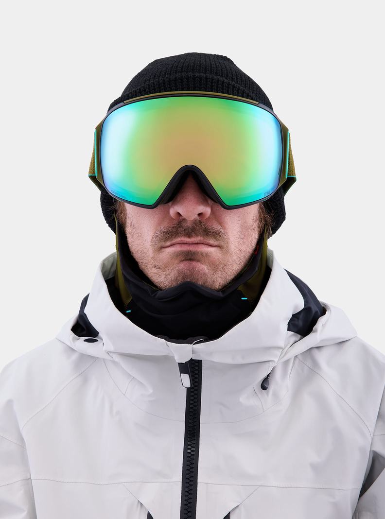 Lunette Ski Burton Anon M4 Goggles (Toric) + Bonus Lens + MFI Face Mask  Vert Rose Homme | EMR-9248331