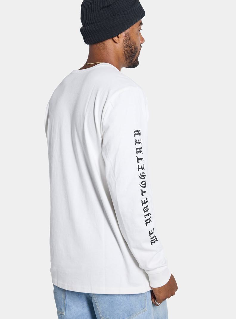 T-shirts Burton Name Dropper Long Sleeve  Blanche Homme | UPQ-0676179