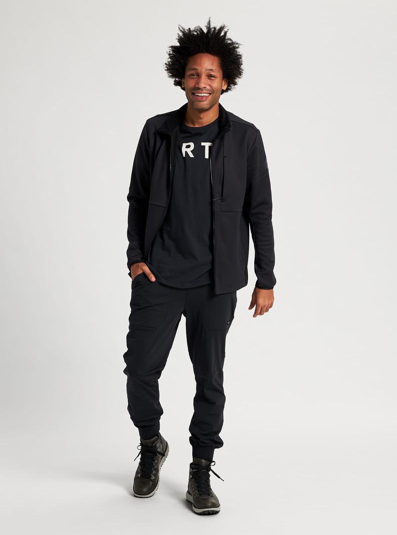 Sweats Burton Multipath Full-Zip Fleece  Noir Homme | IHH-5968724