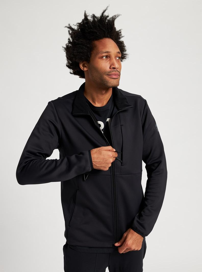 Sweats Burton Multipath Full-Zip Fleece  Noir Homme | IHH-5968724