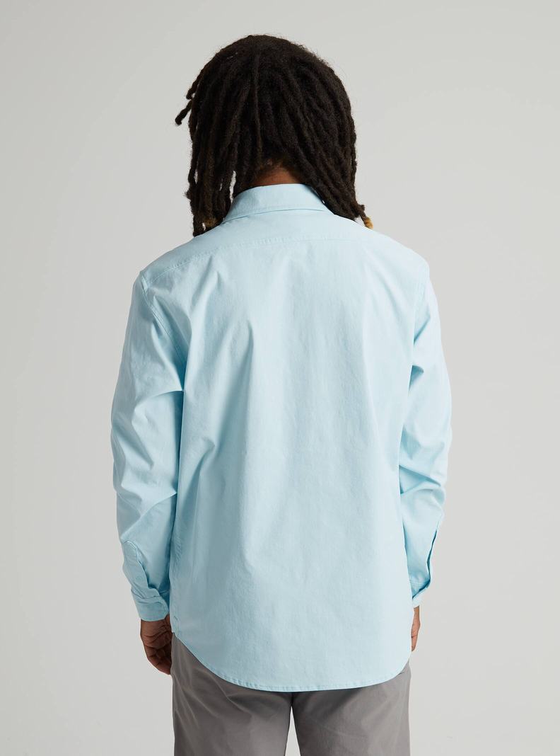 Chemise Burton Multipath Utility Long Sleeve Shirt  Turquoise Clair Homme | KIB-0320417