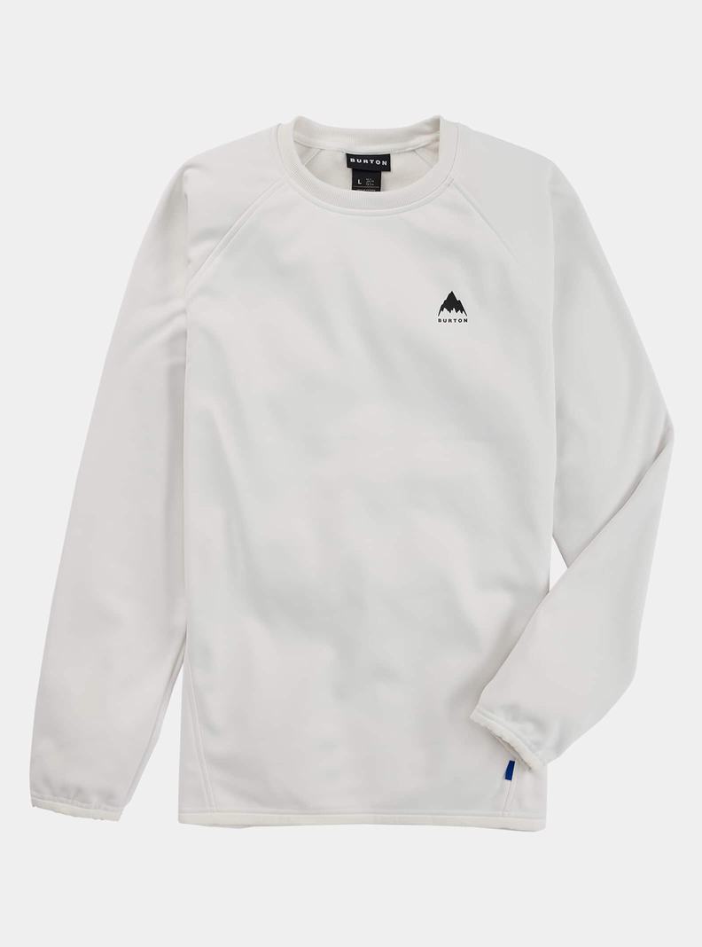 Sweats Burton Crown Weatherproof Pullover Crew  Blanche Homme | SJJ-7556335