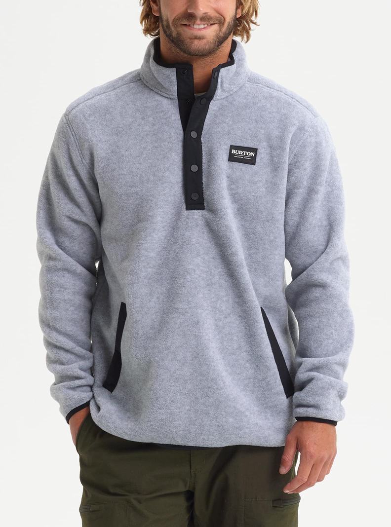 Sweats Burton Hearth Fleece Pullover  Grise Homme | AAM-4072585