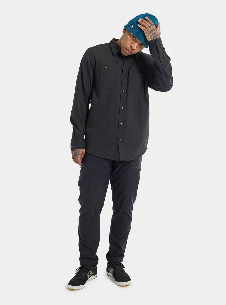 Chemise Burton Favorite Performance Long Sleeve Flannel  Noir Homme | QFY-1569095