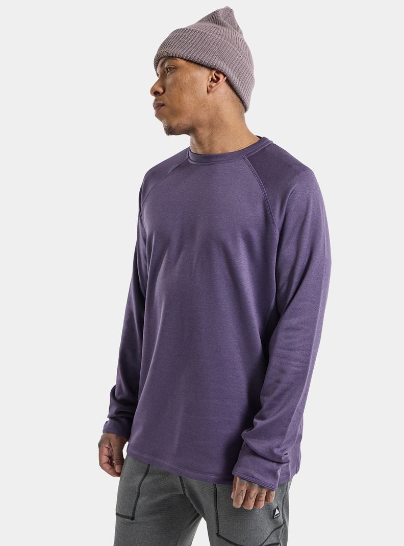 Polaire Burton Stockrun Crew  Violette Homme | WWL-8449622