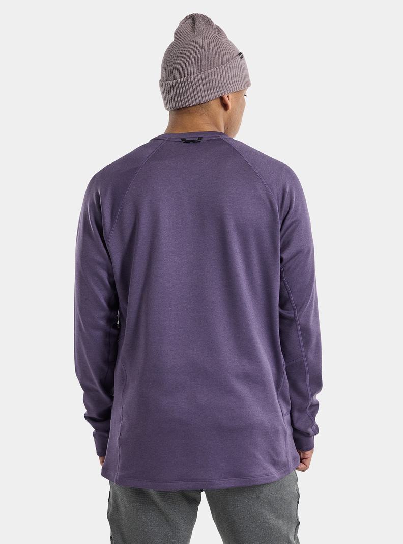 Polaire Burton Stockrun Crew  Violette Homme | WWL-8449622