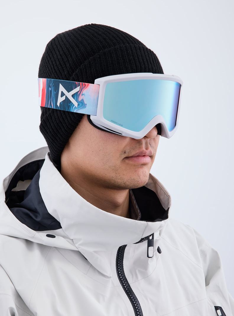 Lunette Ski Burton Anon Helix 2.0 Low Bridge Fit  Bleu Homme | GTB-8810961