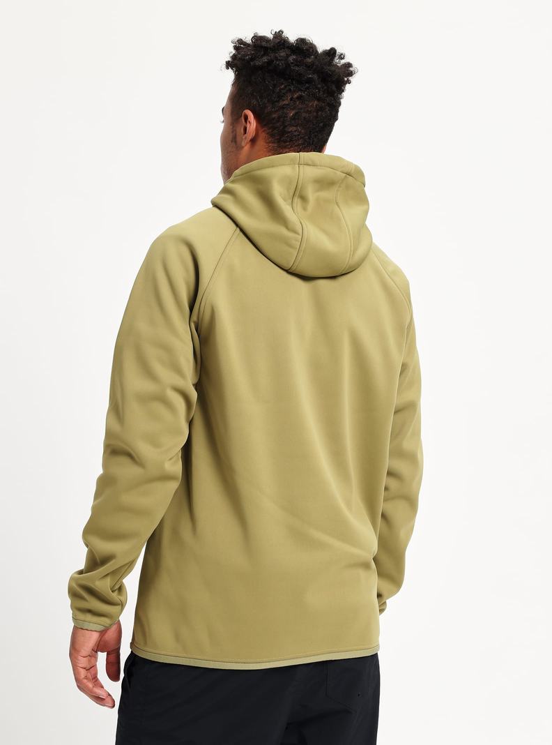 Sweats Burton Crown Weatherproof Pullover Fleece  Vert Olive Homme | XCQ-7675426