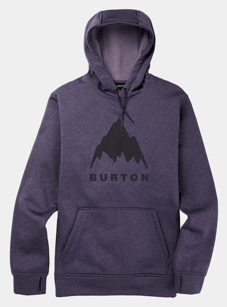 Sweat à capuche Burton Oak Pullover  Violette Homme | DZY-3985969