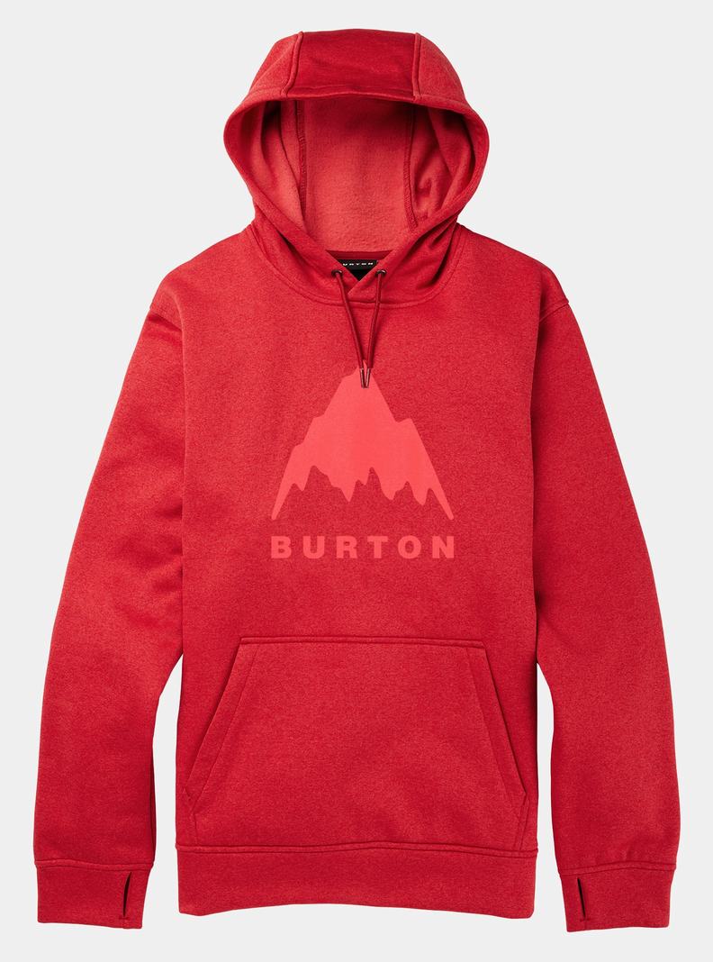 Sweat à capuche Burton Oak Pullover  Rouge Homme | ZAP-3184408