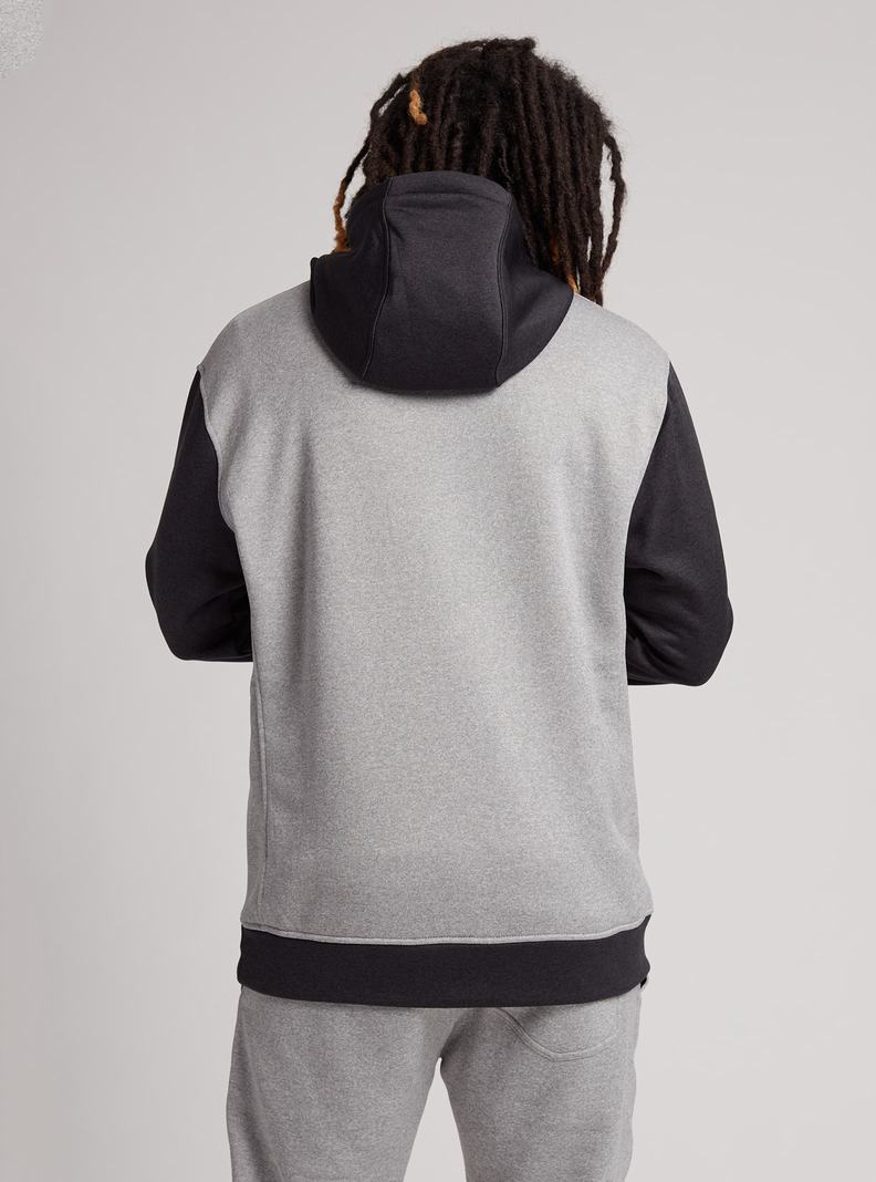 Sweat à capuche Burton Oak Pullover  Grise Noir Homme | LLV-1807405