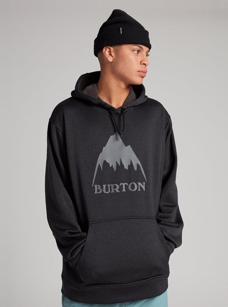 Sweat à capuche Burton Oak Pullover  Noir Homme | REL-6482035