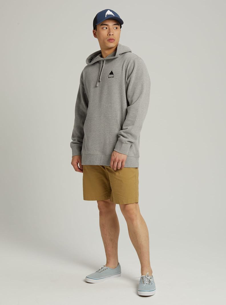 Sweat à capuche Burton Mountain Pullover  Grise Homme | LBE-1793387