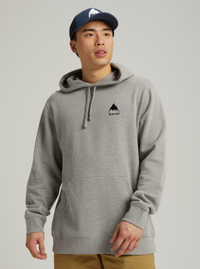 Sweat à capuche Burton Mountain Pullover  Grise Homme | LBE-1793387