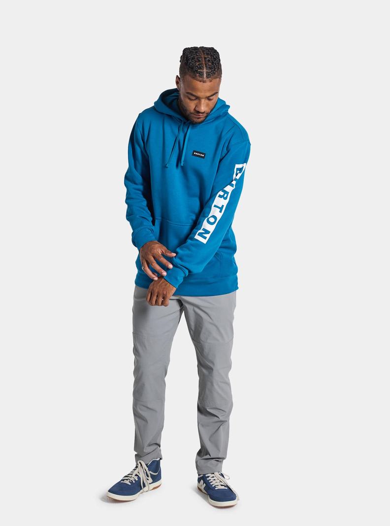 Sweat à capuche Burton Vault Pullover  Bleu Homme | VFP-3513582