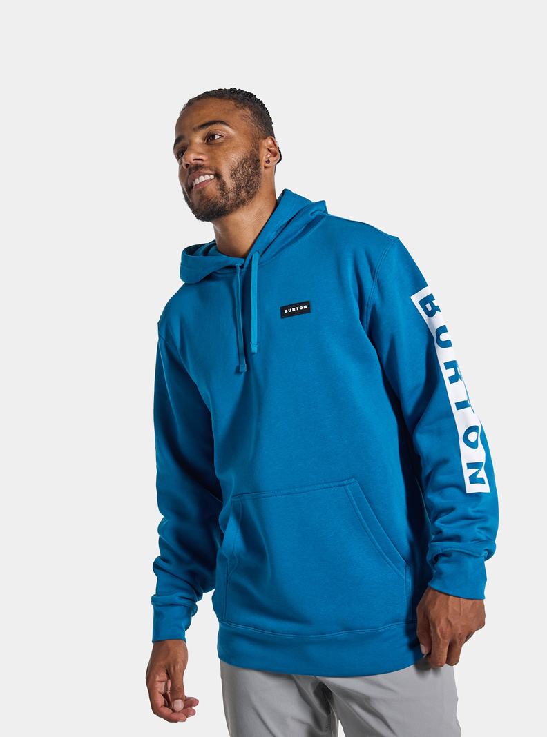 Sweat à capuche Burton Vault Pullover  Bleu Homme | VFP-3513582