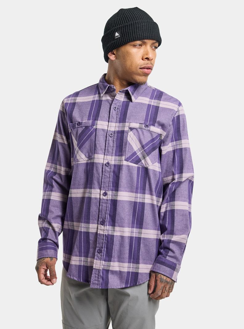 Chemise Burton Favorite Long Sleeve Flannel  Violette Homme | JVW-6693829