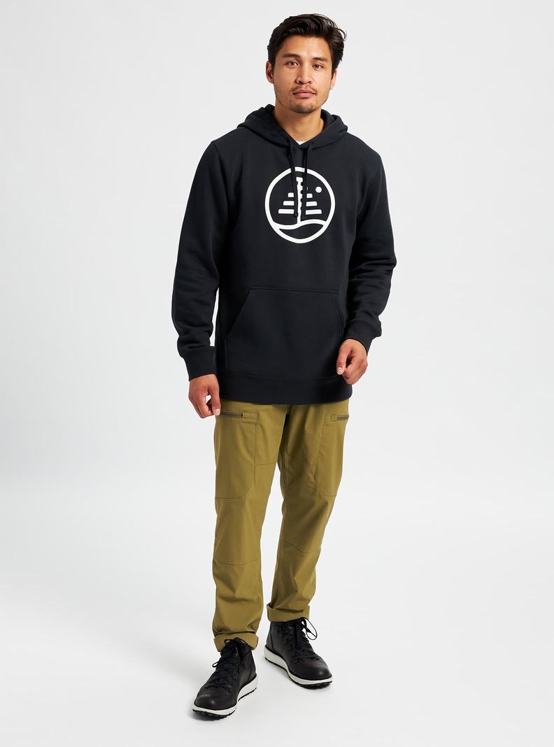 Sweat à capuche Burton Family Tree Pullover  Noir Homme | HGP-0721151