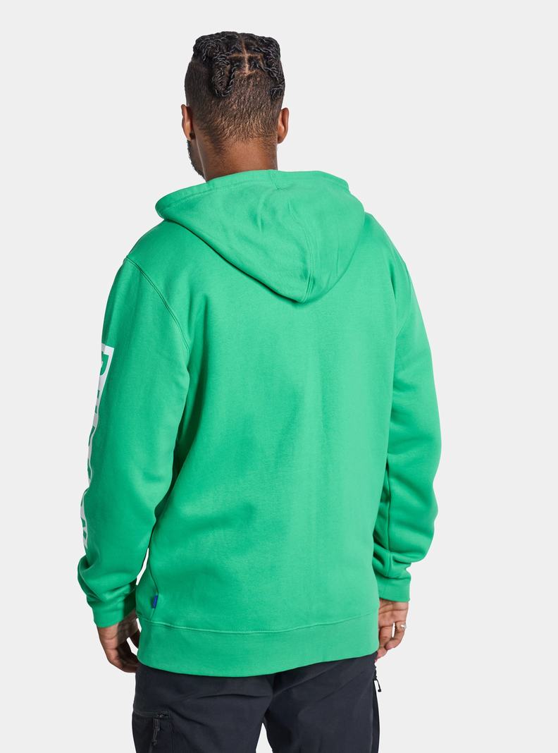 Sweat à capuche Burton Elite Full-Zip  Vert Homme | AKU-0701398