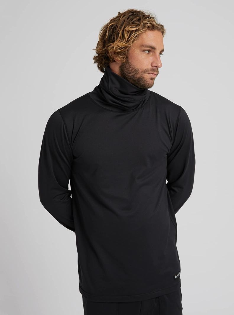 Sous-couches Burton Midweight Base Layer Long Neck Shirt  Noir Homme | FLD-7272748