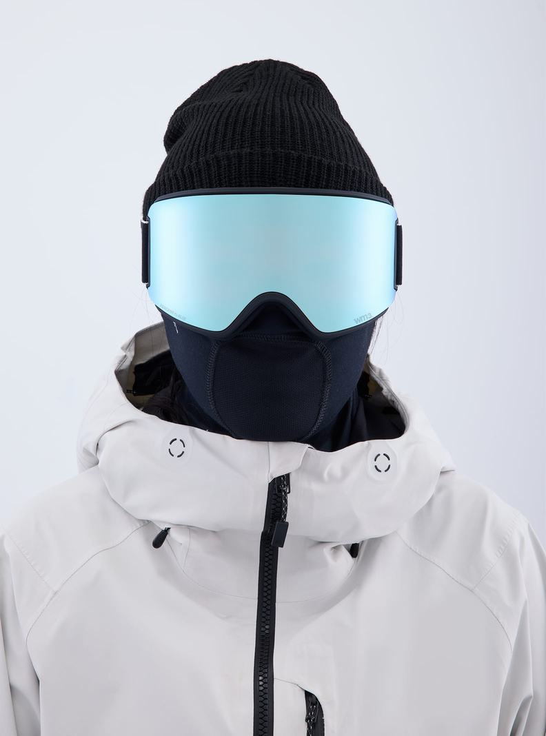 Lunette Ski Burton Anon WM3 Low Bridge Fit Goggles + Bonus Lens + MFI Face Mask  Noir Bleu Rose Homme | TDV-2378891