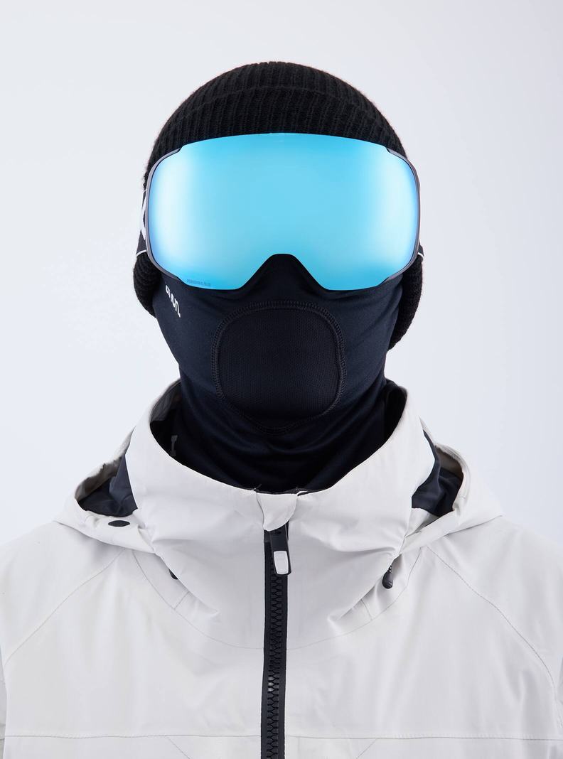 Lunette Ski Burton Anon M2 Low Bridge Fit Goggles + Bonus Lens + MFI Face Mask  Noir Bleu Rose Homme | TAK-6573295