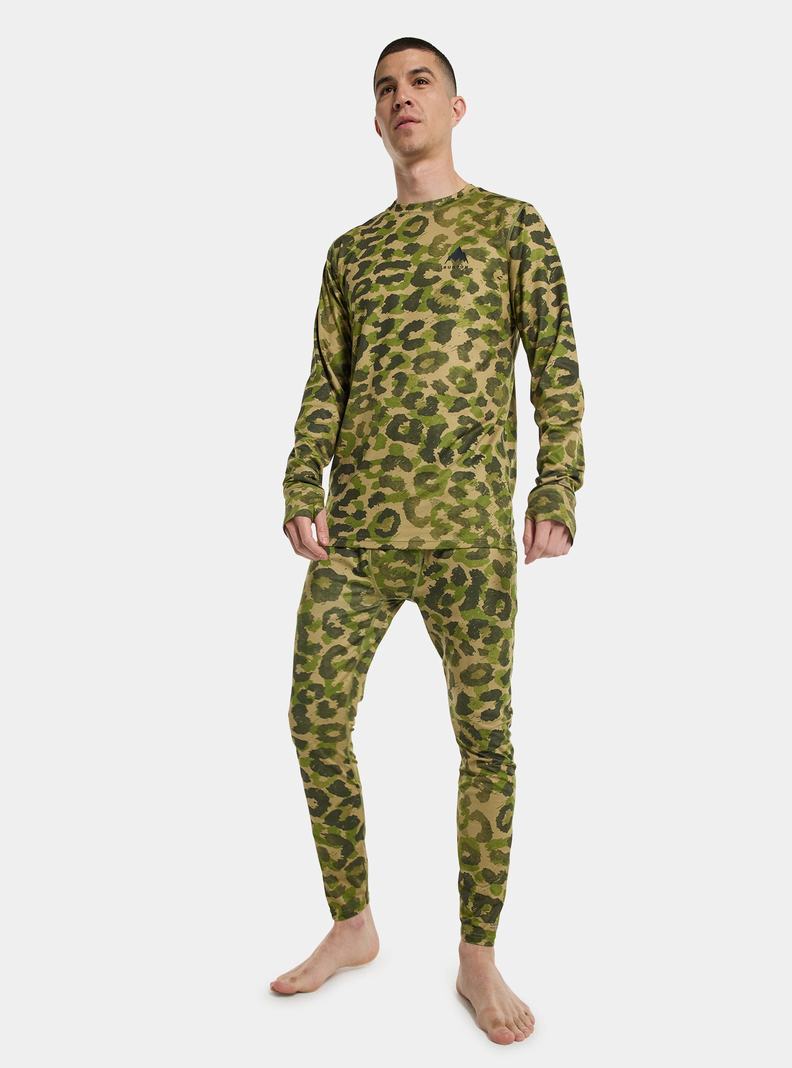 Sous-couches Burton Legere X Base Layer Pants  Kaki Vert Homme | MRH-9315776