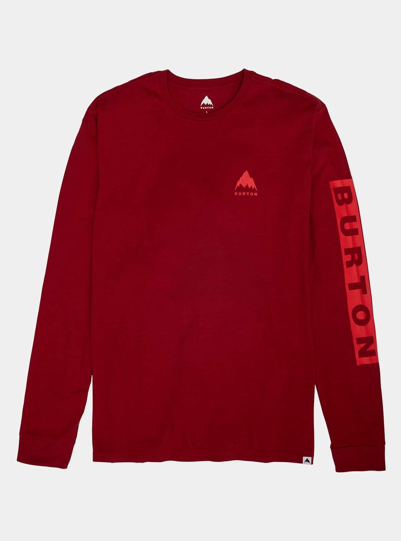 T-shirts Burton Elite Long Sleeve  Rouge Homme | XSM-5037470