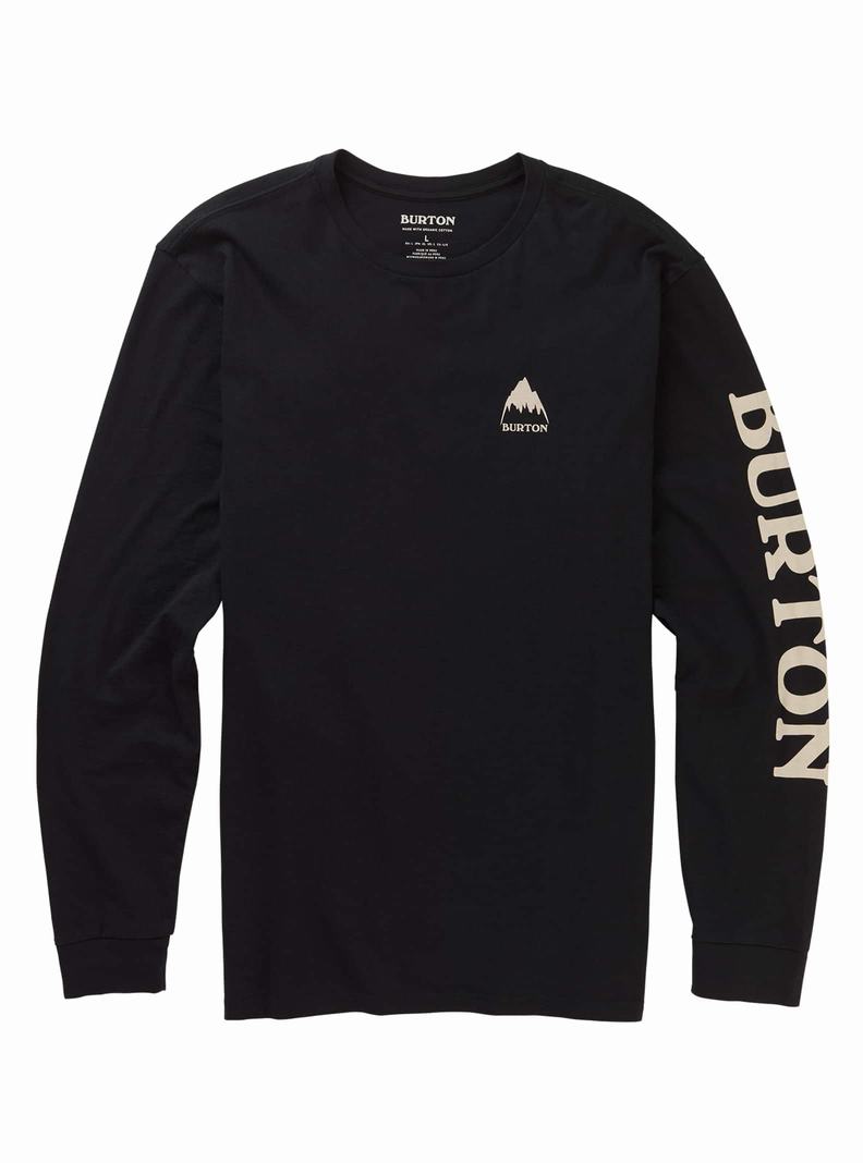 T-shirts Burton Elite Long Sleeve  Noir Homme | JOS-4981105